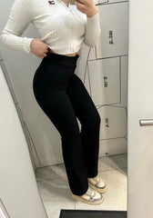 Crne Fit Pantalone