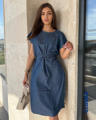 ClassX lagana letnja haljina sa kratkim rukavima