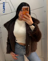 Čokoladna Elegant bunda
