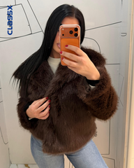 Čokoladna Elegant bunda