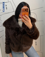 Čokoladna Elegant bunda
