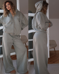 Gray Relax Zipper Set
