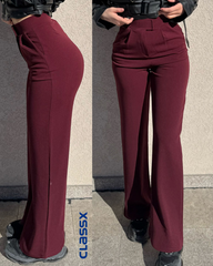 Bordo elastin pantalone