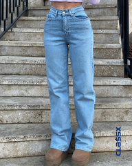 Ženske farmerke sa širokim nogavicama 611/10