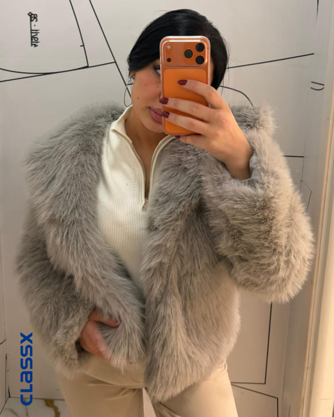 Svetlosiva bunda