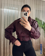 Bordeaux Rebel Kožna Jakna